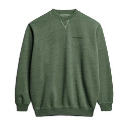 блуза,дамски,блузи,superdry,essential,logo,sweatshirt,buffalo,green