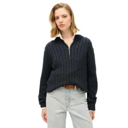 блуза,дамски,пуловери,дамски,плетени,дрехи,superdry,rugby,henley,sweater,black,(cable,navy)