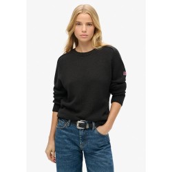 блуза,дамски,пуловери,дамски,плетени,дрехи,superdry,slouchy,sweater,black