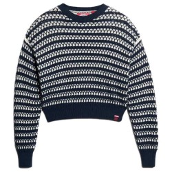 блуза,дамски,пуловери,дамски,плетени,дрехи,superdry,w6110595a,sweater,blue