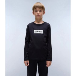 тениска,детски,тениски,napapijri,chamois,long,sleeve,t,shirt,black,(black)