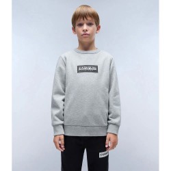 блуза,детски,блузи,napapijri,chamois,sweatshirt,medium,grey,melange,(grey)