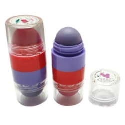 козметика,за,защита,от,слънце,belsun,fp,20,3.2ml*2,cherry,+,blueberry,lip,stick,clear,(multicolor)