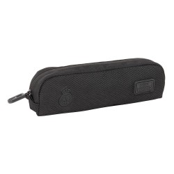 канцеларски,принадлежности,safta,real,madrid,premium,oval,pencil,case,black,(multicolor)