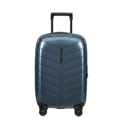куфари,samsonite,attrix,spinner,55,23,38,44l,expandable,trolley,bag,steel,blue,(blue)