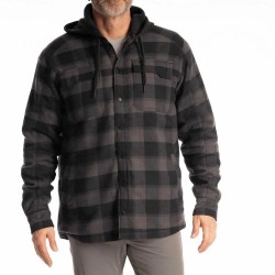 риза,с,дълъг,ръкав,мъжки,ризи,klim,targhee,long,sleeve,shirt,black,grey,(asphalt,black)