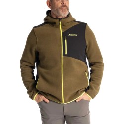 блуза,мъжки,пуловери,klim,teton,crest,full,zip,sweatshirt,dark,olive,black,(brown)