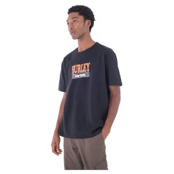 тениска,мъжки,тениски,hurley,outdoor,ensemble,short,sleeve,t,shirt,black,(black)