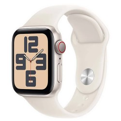часовник,часовници,apple,watch,se,gps,+,cellular,sport,band,40mm,starlight,aluminium,starlight,(golden)