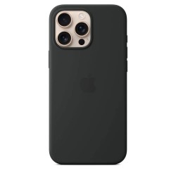 други,аксесоари,apple,iphone 16,pro,max,silicone,case,with,magsafe,black,(black)