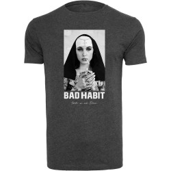 тениска,мъжки,тениски,mister,tee,bad,habit,short,sleeve,t,shirt,charcoal,(grey)