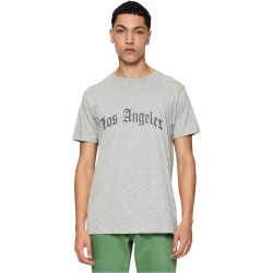 тениска,мъжки,тениски,mister,tee,los,angeles,wording,short,sleeve,t,shirt,heather,grey,(grey)