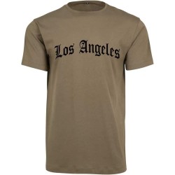 тениска,мъжки,тениски,mister,tee,los,angeles,wording,short,sleeve,t,shirt,olive,green,(green)