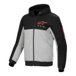 блуза,мъжки,пуловери,alpinestars,chrome,v2,sport,full,zip,sweatshirt,black,(black,grey,heather,red,fluo)