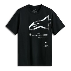 тениска,мъжки,тениски,alpinestars,geografica,csf,short,sleeve,t,shirt,black