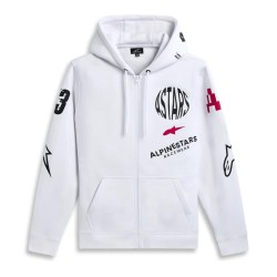 блуза,мъжки,пуловери,alpinestars,variegate,full,zip,sweatshirt,white,(white)