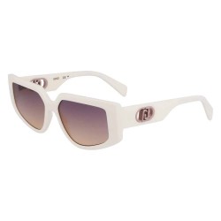 слънчеви,очила,слънчеви,очила,liu·jo,801s,sunglasses,milk,(white)