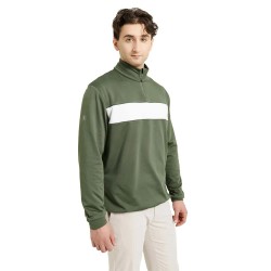 блуза,мъжки,пуловери,abacus,golf,club,half,zip,sweatshirt,forest,(green)