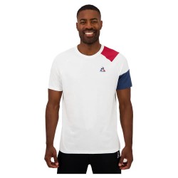 тениска,мъжки,тениски,le,coq,sportif,bat,sp,n°1,short,sleeve,t,shirt,white