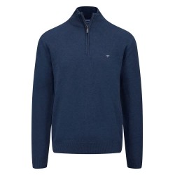блуза,мъжки,пуловери,fynch,hatton,1414215,half,zip,sweater,night,(blue)