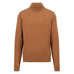 блуза,мъжки,пуловери,fynch,hatton,1414217,high,neck,sweater,hazel,(brown)