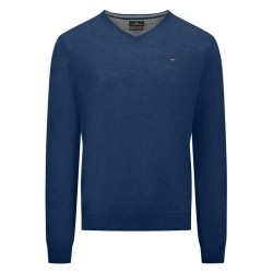 блуза,мъжки,пуловери,fynch,hatton,1414801,v,neck,sweater,night,(blue)