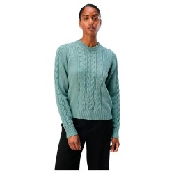 блуза,дамски,пуловери,дамски,плетени,дрехи,object,doris,re,sweater,green,(dark,forest,detail,melange)