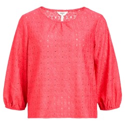 дамски,блузи,дамски,ризи,object,laila,3,4,sleeve,blouse,raspberry,sorbet,(red)