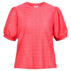 дамски,блузи,дамски,ризи,object,laila,short,sleeve,blouse,raspberry,sorbet,(red)
