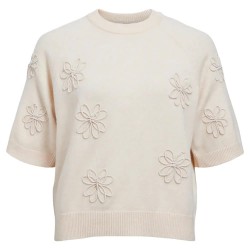 блуза,дамски,блузи,object,laney,rubin,sweatshirt,sandshell,detail,sandshell,new,small,(beige)