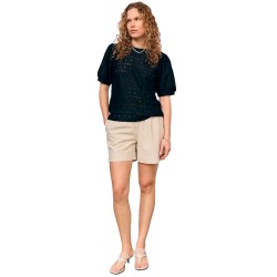 къси,панталони,дамски,панталони,object,viggo,shorts,humus,(beige)