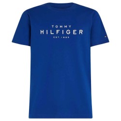 тениска,мъжки,тениски,tommy,hilfiger,big,short,sleeve,t,shirt,wedge,blue,(blue)