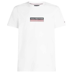 тениска,мъжки,тениски,tommy,hilfiger,box,short,sleeve,t,shirt,white