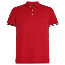мъжки,блузи,с,яка,tommy,hilfiger,flag,cuff,short,sleeve,polo,red,(medium,red)