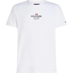 тениска,мъжки,тениски,tommy,hilfiger,rwb,short,sleeve,t,shirt,white