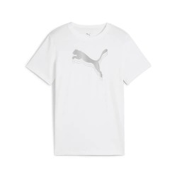 тениска,детски,тениски,puma,685808,ess,metallic,short,sleeve,t,shirt,white