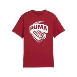 тениска,детски,тениски,puma,basketball,posterize,short,sleeve,t,shirt,red,(dark,crimson)