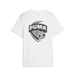 тениска,детски,тениски,puma,basketball,posterize,short,sleeve,t,shirt,white