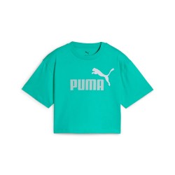 тениска,детски,тениски,puma,ess,2,color,nº1,lo,short,sleeve,t,shirt,green,(aquatic)