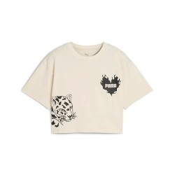 тениска,детски,тениски,puma,ess,graphic,short,sleeve,t,shirt,beige,(alpine,snow)