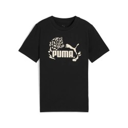 тениска,детски,тениски,puma,flaming,love,graphic,short,sleeve,t,shirt,black,(black)