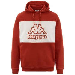суичър,мъжки,пуловери,kappa,ferti,hoodie,red,creta,white,milk,(red)