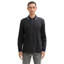 мъжки,блузи,с,яка,tom,tailor,detailed,long,sleeve,polo,black