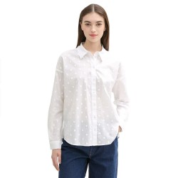 дамски,блузи,дамски,ризи,tom,tailor,dot,structure,long,sleeve,blouse,white