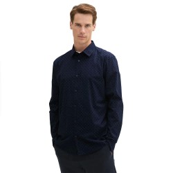 риза,с,дълъг,ръкав,мъжки,ризи,tom,tailor,fitted,stretch,long,sleeve,shirt,blue