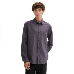 риза,с,дълъг,ръкав,мъжки,ризи,tom,tailor,relaxed,oxford,long,sleeve,shirt,foggy,purple,chambray,(purple)