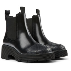 дамски,боти,дамски,високи,обувки,за,ходене,camper,milah,booties,black,(black)