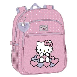юношеска,раница,раници,hello,kitty,hearts,&,dot,38cm,junior,backpack,pink