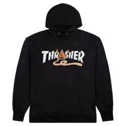 суичър,мъжки,пуловери,thrasher,pyramid,hoodie,black,(black)