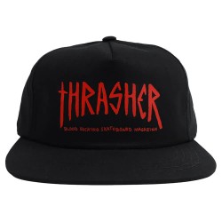 шапка,с,козирка,всички,шапки,thrasher,scratch,snapback,cap,black,(black)